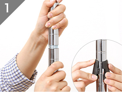 ワイヤーバーの取り付け方法1