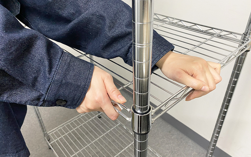 スチールラックパーツ ステンレス製メッシュラック用棚板 602X457 工具収納 TRUSCO(トラスコ) SES24S スチールラックパーツ ステンレス製メッシュラック用棚板 602X457 工具