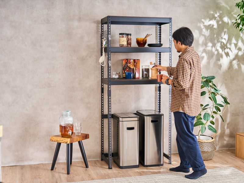 どこでも便利に使えるスチールラック「メタルウッドラック」が登場！
