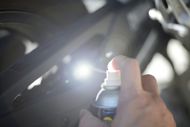 潤滑剤を使用する画像