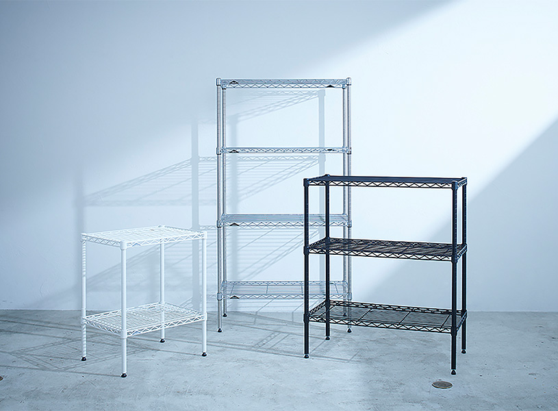 スチールラックのメーカー比較｜ルミナス・エレクター・メタルシステム