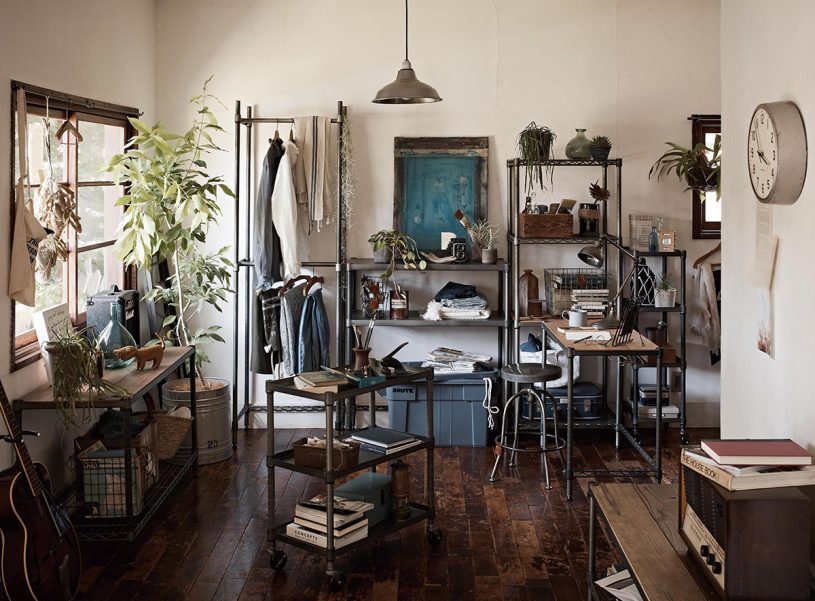 綺々子インテリア　アンティーク　ビンテージ　リビング エレクターヴィンテージ-