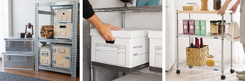 スチールラック 収納ボックス 小型ワゴン 隙間収納