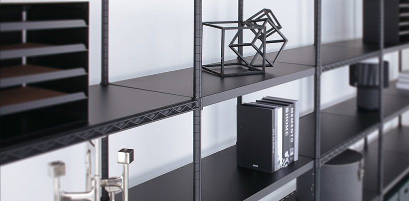 オフィスをおしゃれに変える次世代スチール棚｜エレクター「フラット