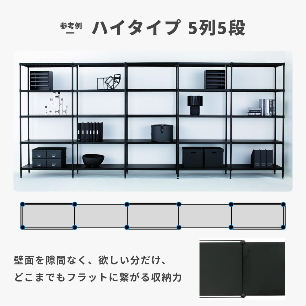オフィスをおしゃれに変える次世代スチール棚｜エレクター「フラット