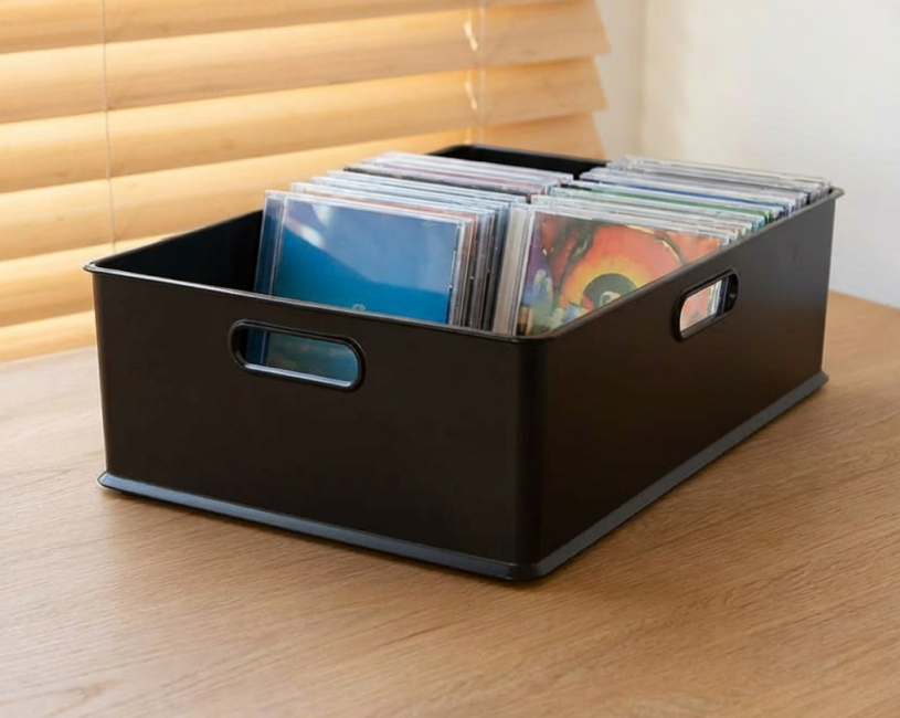 CDケース収納ができる収納BOX