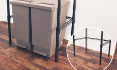 スチールラックでへこみが気になる箇所