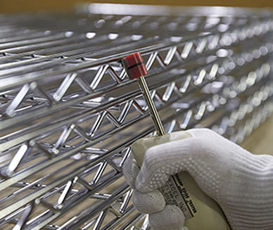 ワイヤー先端のバリ（引っ掛かり）をチェック