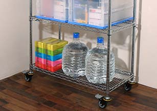 フロアーズで使用しているエラストマーキャスター―