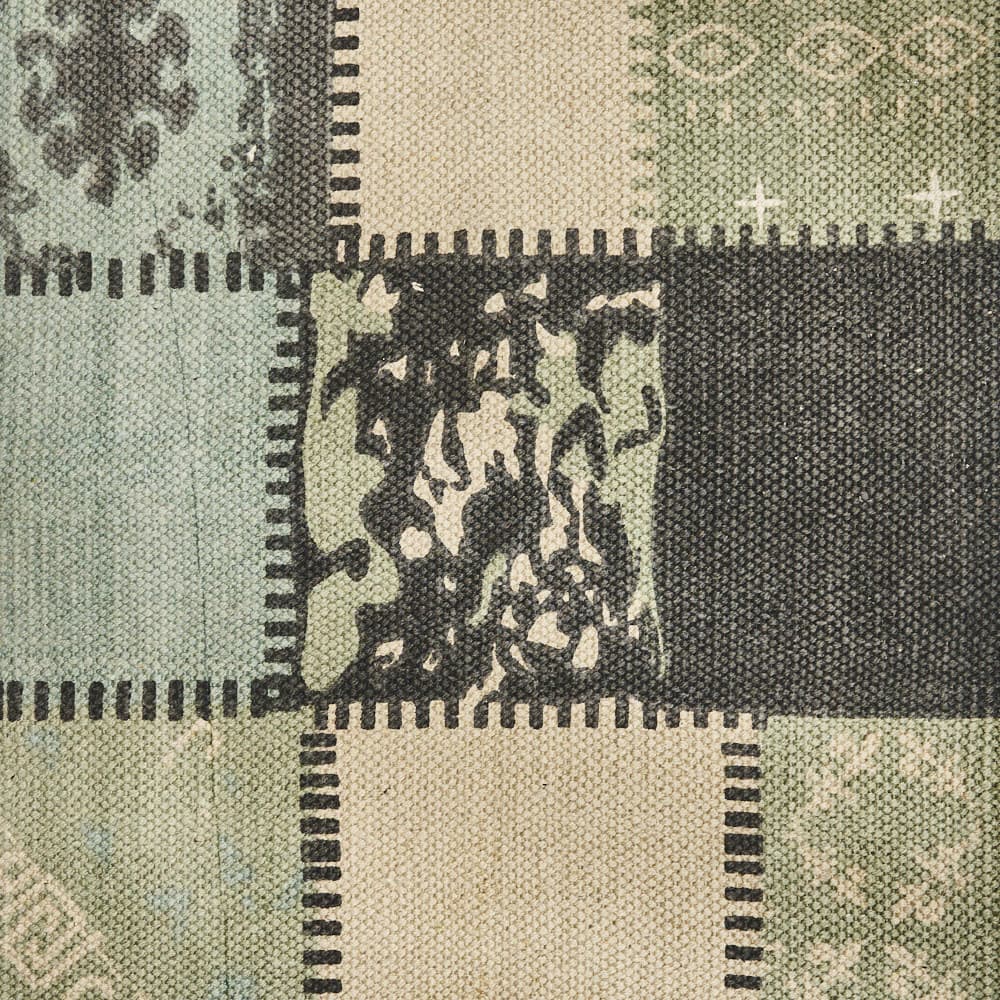 玄関マット パッチワーク風デザインであたたかみのある玄関に ＜ネクト