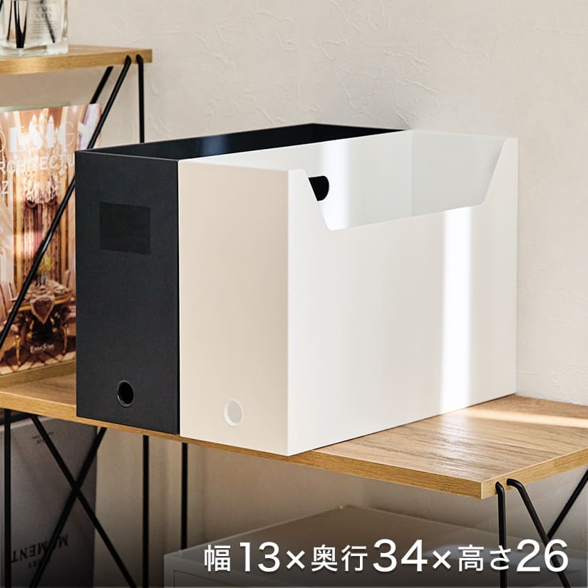 収納ボックス ライフモジュール A4ファイルケース スクエア ワイド