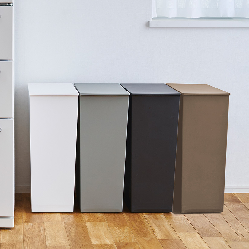 <h2>シンプルなカラーデザイン</h2><p>お部屋にすっと馴染む、シンプルなカラーリングが魅力的なゴミ箱です。</p>
